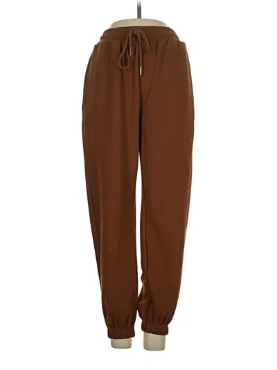 Pre-owned Shein Casual Pants In Brown