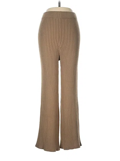 Pre-owned Shein Casual Pants In Brown