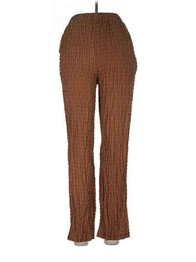 Pre-owned Shein Casual Pants In Brown
