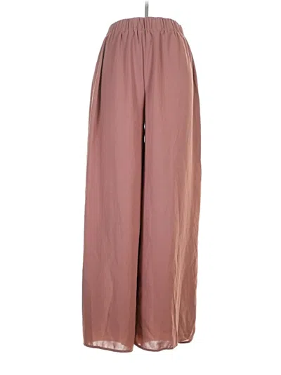 Pre-owned Shein Casual Pants In Brown