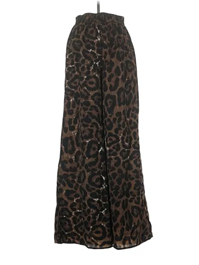 Pre-owned Shein Casual Pants In Brown