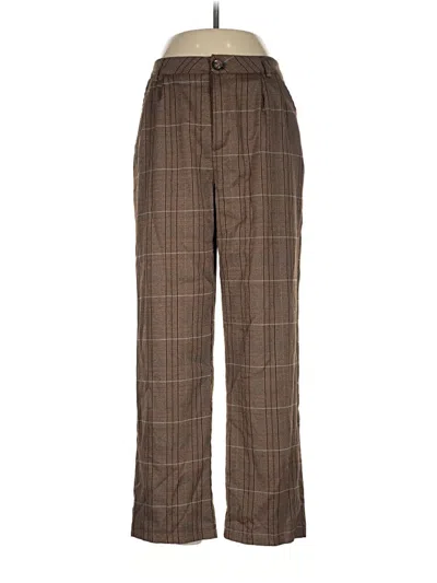 Pre-owned Shein Casual Pants In Brown