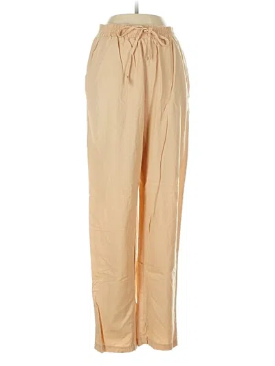Pre-owned Shein Casual Pants In Gold