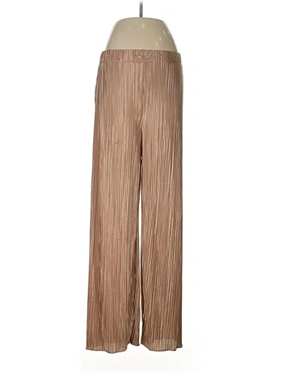 Pre-owned Shein Casual Pants In Gold