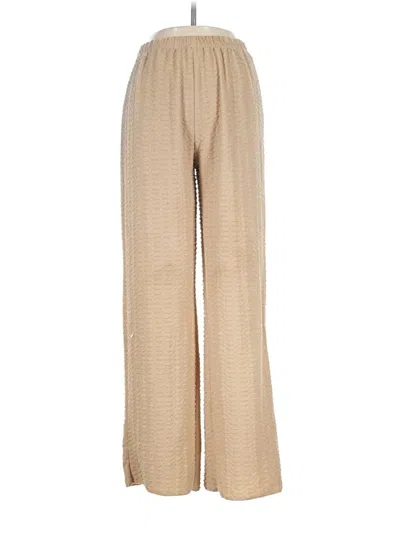 Pre-owned Shein Casual Pants In Gold