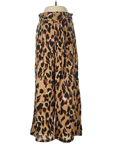 Pre-owned Shein Casual Pants In Gold