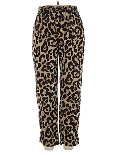 Pre-owned Shein Casual Pants In Gold
