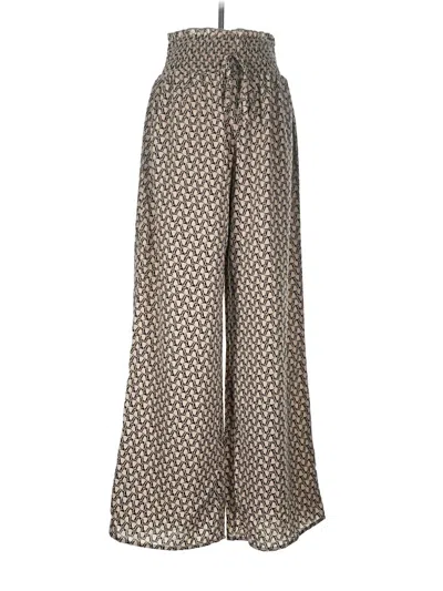 Pre-owned Shein Casual Pants In Gold