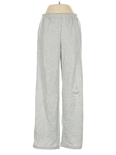 Pre-owned Shein Casual Pants In Gray