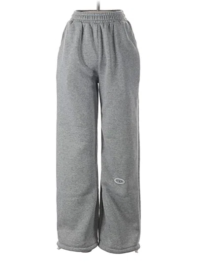 Pre-owned Shein Casual Pants In Gray