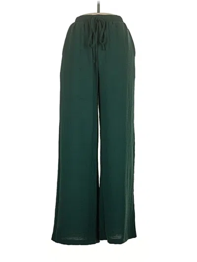 Pre-owned Shein Casual Pants In Green