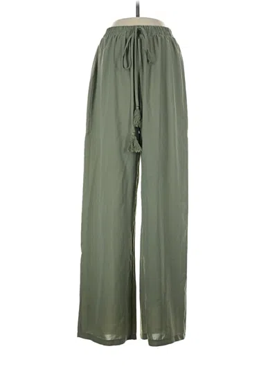 Pre-owned Shein Casual Pants In Green