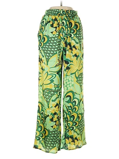 Pre-owned Shein Casual Pants In Green