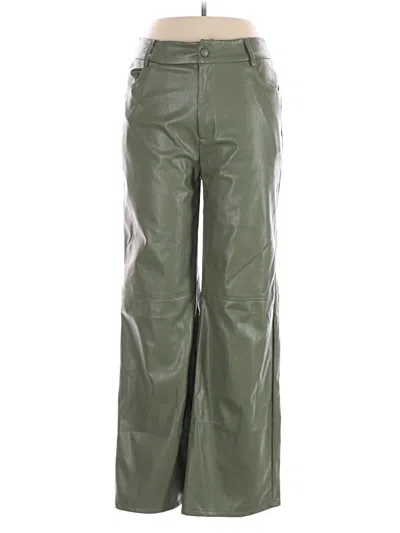 Pre-owned Shein Casual Pants In Green