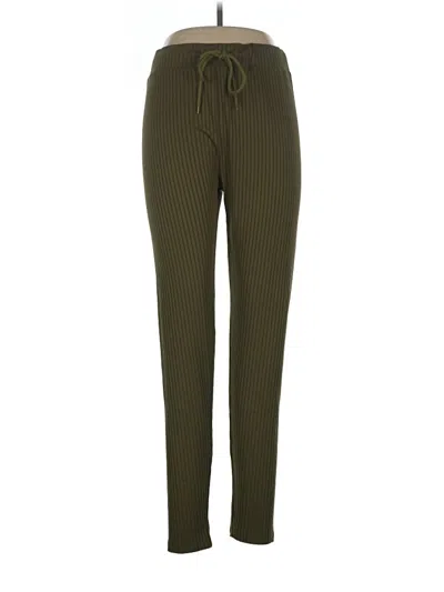 Pre-owned Shein Casual Pants In Green