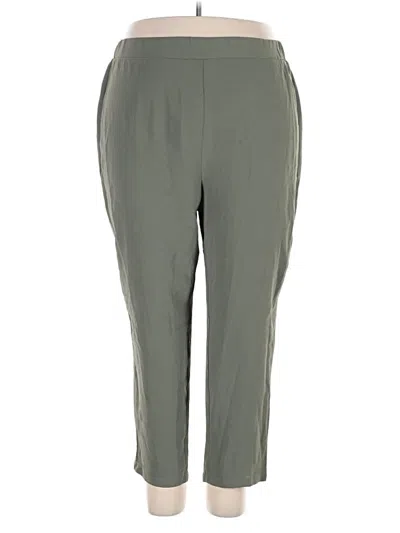 Pre-owned Shein Casual Pants In Green