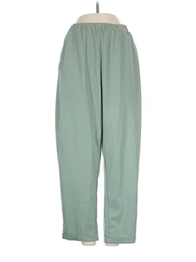Pre-owned Shein Casual Pants In Green