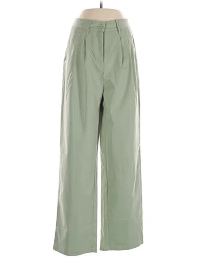 Pre-owned Shein Casual Pants In Green
