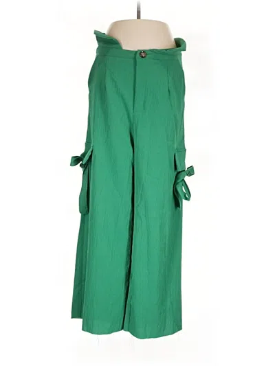 Pre-owned Shein Casual Pants In Green