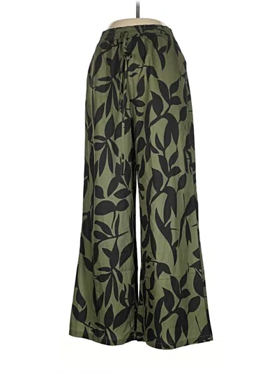 Pre-owned Shein Casual Pants In Green