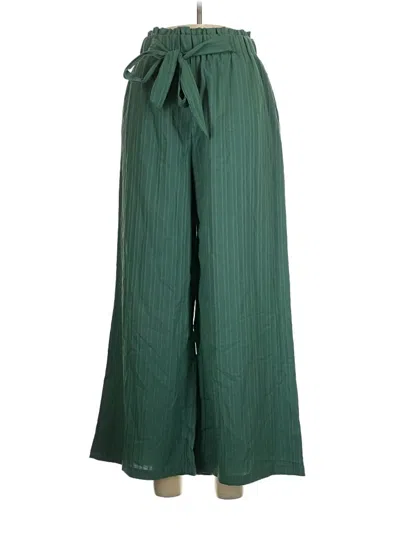 Pre-owned Shein Casual Pants In Green