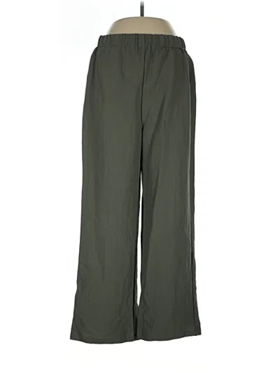 Pre-owned Shein Casual Pants In Green