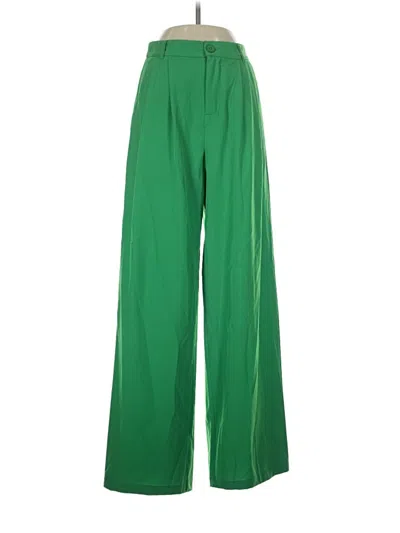 Pre-owned Shein Casual Pants In Green