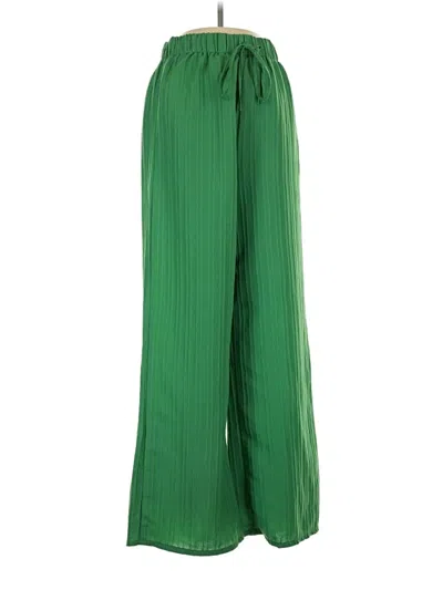 Pre-owned Shein Casual Pants In Green