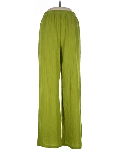 Pre-owned Shein Casual Pants In Green
