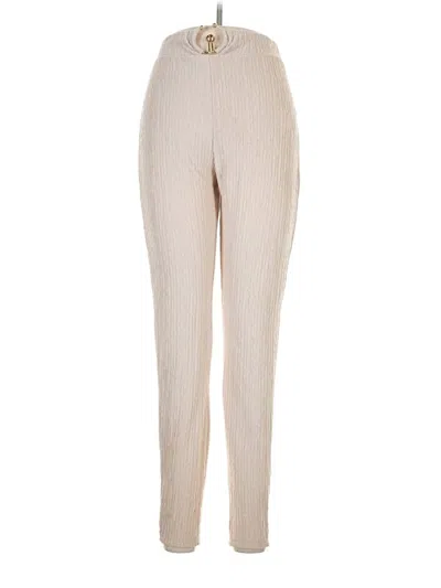 Pre-owned Shein Casual Pants In Ivory