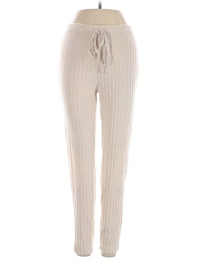 Pre-owned Shein Casual Pants In Ivory