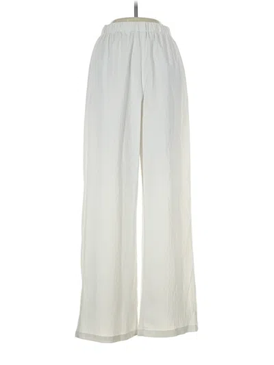 Pre-owned Shein Casual Pants In Ivory