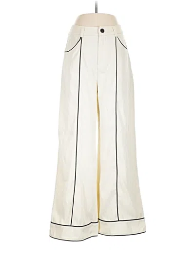 Pre-owned Shein Casual Pants In Ivory