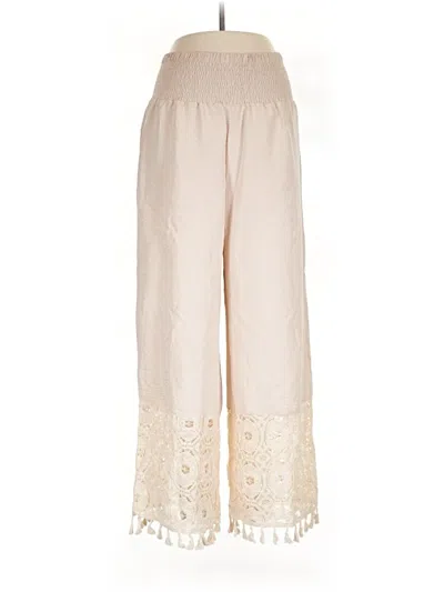 Pre-owned Shein Casual Pants In Ivory