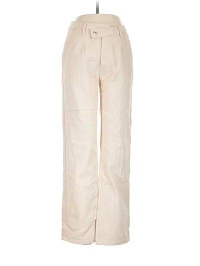 Pre-owned Shein Casual Pants In Ivory