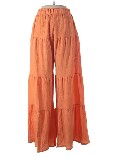 Pre-owned Shein Casual Pants In Orange
