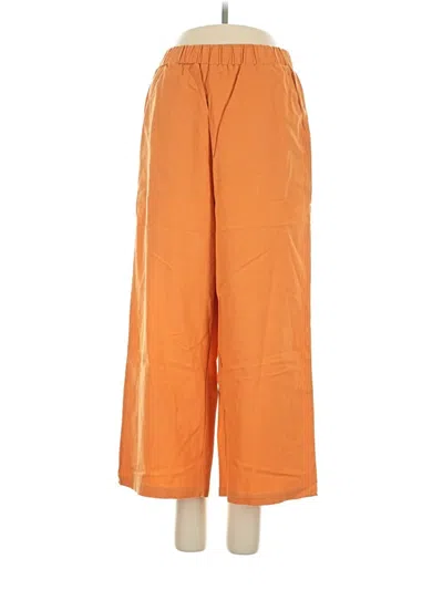 Pre-owned Shein Casual Pants In Orange