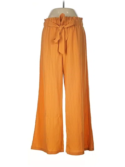 Pre-owned Shein Casual Pants In Orange
