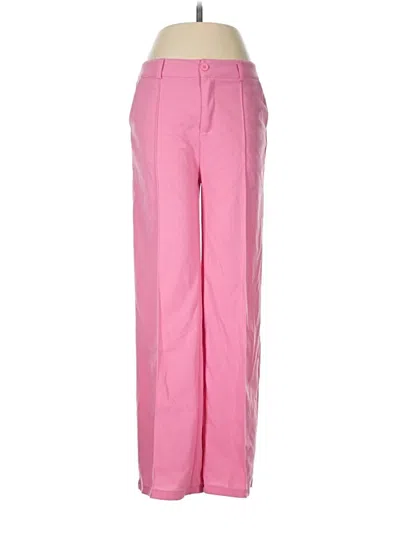 Pre-owned Shein Casual Pants In Pink