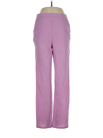 Pre-owned Shein Casual Pants In Purple