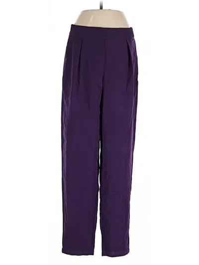 Pre-owned Shein Casual Pants In Purple