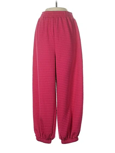 Pre-owned Shein Casual Pants In Red