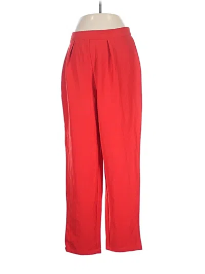 Pre-owned Shein Casual Pants In Red