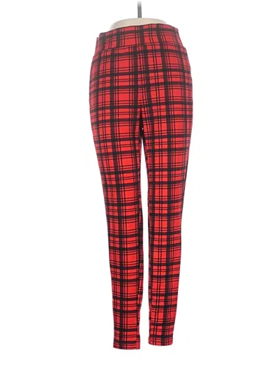 Pre-owned Shein Casual Pants In Red