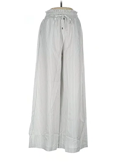 Pre-owned Shein Casual Pants In Silver