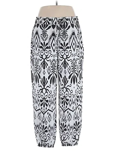 Pre-owned Shein Casual Pants In Silver