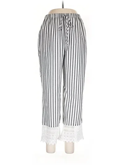 Pre-owned Shein Casual Pants In Silver