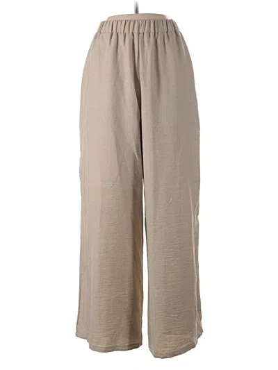 Pre-owned Shein Casual Pants In Tan