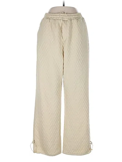 Pre-owned Shein Casual Pants In White