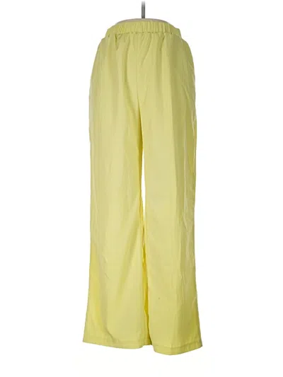 Pre-owned Shein Casual Pants In Yellow